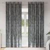Baršunaste zavjese sa zavjesama 2 pcs Siva 225 x 140 cm Baršun