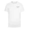 Mister Tee Majica Yokohama Race neonsko lila/bela