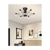 Opviq luster Phulu 2845-6-19, LED 35 W, crni