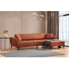Atelier del Sofa Ugaona garnitura Hamlet 95x43x230cm Bronzana