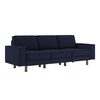 ATELIER DEL SOFA Sofa sa 3 sedišta Sparrow Extra 3 Night Blue Walnut