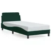 Vidaxl Posteljni okvir Dover temno zelen 80x200 cm žamet