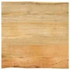 Ploča stola 40x40x2,5 cm Live Edge Puno drvo Mango