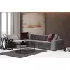 Atelier del Sofa Ugaona garnitura Lego 100x76x190cm Siva