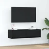 TV ormar Zidne Crni hrast 100 x 31 x 25,5 cm Konstruirano drvo