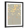 Plakat s paspartujem čar vejice - 20x30 no frame