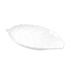BRANDANI Servirni krožnik List 26x18cm/bel/porcelan