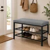 Hanah Home cipelarnik Lotus, 30 cm, sivi