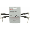 Fender Professional Series Instrument Cable 2-Pack A/A 15 cm Black