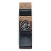 Leather steering wheel cover (D size, blue)