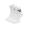 Set 3 parov unisex visokih nogavic Reebok R0427-SS24 (3-pack) Bela
