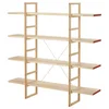 IKEA PS 2026 Spojene police, borovina, 160x35x161 cm
