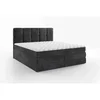 Esposa BOXSPRING POSTELJA 180 cm x 200 cm , tekstil temno siva