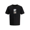 JACK & JONES Majica JORFREDERIKSBERG svetlo modra/kapučino/črna/bela
