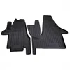 Rubber car mats VW Transporter T5 2003-2015 / VW Transporter T6 2015-2021 (front, 3 seats)