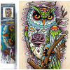 Norimpex - Puzzle Diamantna slika: Modra sova 30x40cm - 1 - 39 kosov