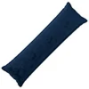 Vidaxl Dekorativna blazina HOUTEN Temno modra 40 x 145 cm Flanel