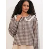 Bigdart Bluza rjava/bela