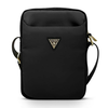 Originalna Guess torba Nylon Triangle za mobilne naprave do 10 inčev - črna