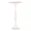 Autronic Kovinska posoda Metal bowl - on a stand, 71 cm, for arranging, white color (FUP537)