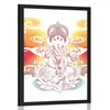 Plakat hindujski Ganeša - 30x45 silver
