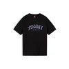 Tommy Jeans Majica DNA vijolično modra / črna / bela