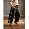 Sinsay - Pantalone sa prugom - crno