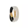 Saint Laurent - Opyum double-loop bracelet - women - Neutrals