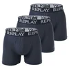 REPLAY Boksarice marine / temno modra / off-bela