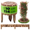 KADAX Palisade vrtna obroba lesena travna ograja kladiva rjava 10x114, (5000358114)