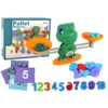 slomart LEAN TOYS Edukativni Dinozaver: Vaga za Računske Operacije
