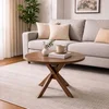 Hanah Home Oscar Elips trpezarijski sto 130 × 80 × 75 cm, orah