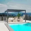 Bioklimatska pergola Antares — Samostoječa/3.6 x 4/Antracit/Ročni