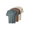 JACK & JONES Majica JJESOHO  rjava / siva / volneno bela