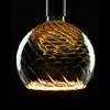 SEGULA LED plavajoča krogla G200 E27 6W twist smoke - dimno siva