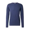 KnowledgeCotton Apparel Pulover VAGN temno modra