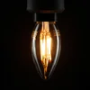 SEGULA LED sveča E14 3W 2.200K žarilna nitka prozorna