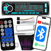 1DIN 12V RGB LCD FM avtoradio 4x60W 2x USB Bluetooth SD + daljinec