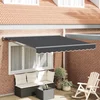 Okvir tende Antracit 350 x 250 cm Poliester s PU premazom