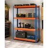 Office Elegante Industrijska Metalna Polica 178x120x45 cm 4 Nivoa Nosivost 600 kg ( OE-MS-17812045 )
