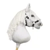 BB Nastavljiva ovratnica za konje Hobby Horse A3 - črna