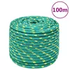 Brodski konop zeleni 14 mm 100 m od polipropilena