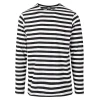 Regular Stripe LS white/black