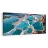 Slika bele terase z lagunami - 120x60