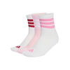 Adidas Čarape 3S Ess C Mid 3P KC9616, 3 para, Bele i roze