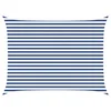 Vidaxl Sončno platno Modra in bela 4 x 3 m 100% poliester Oxford