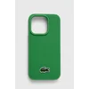 APPLE LACOSTE MAGSAFE maska za iPhone 15 Pro WOVEN LOGO GREEN LCHMP15LPVCN