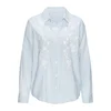 LASCANA Bluza svetlo modra/bela