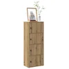 Regal za knjige boja hrasta 40x24x102 cm konstruirano drvo