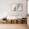 Krevet s ladicama s pohranom Staro drvo 234 x 103 x 53.5 cm